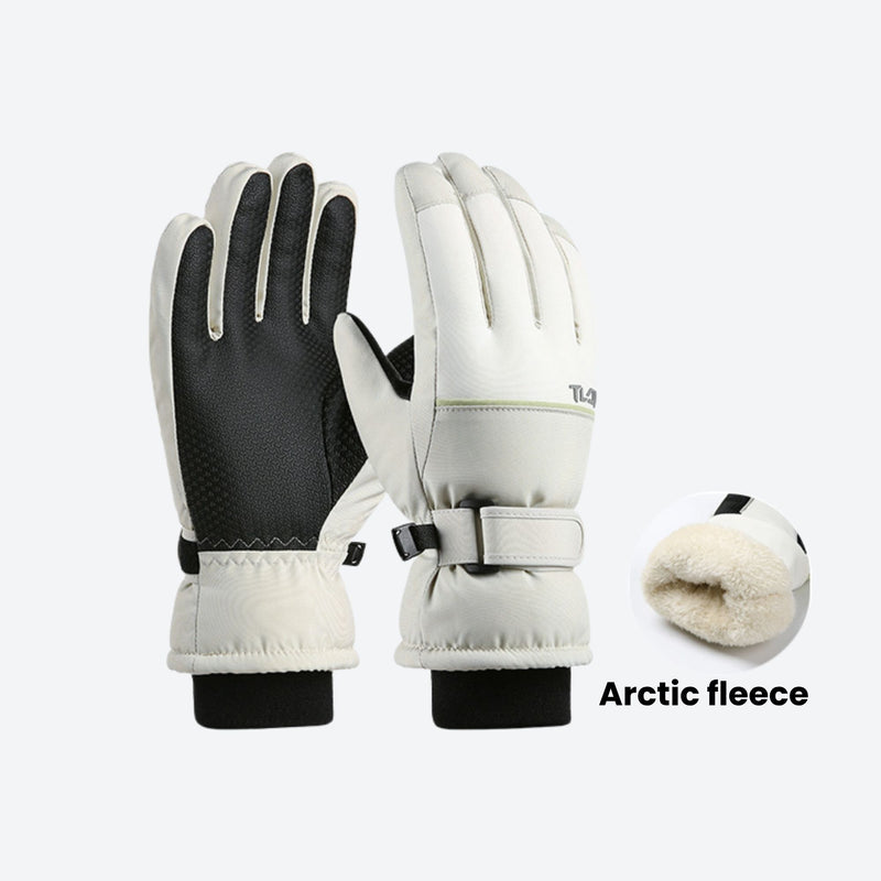 Kids' snow gloves and mittens for winter sports - kids snow gloves with arctic fleece, for skiing and snowboarding