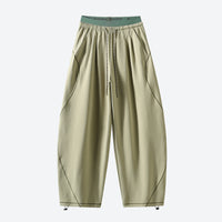 
                  
                    Women's lightweight knit cargo pants for outdoor - olive green knit cargo pants, back product view, for travel and city walks
                  
                