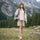 Women's lightweight hardshell rain jacket for trail - white hardshell jacket, for travel and daily commute