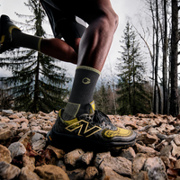 
                  
                    Men's merino wool hiking socks with arch support - merino wool hiking socks on feet, merino wool wicks moisture
                  
                