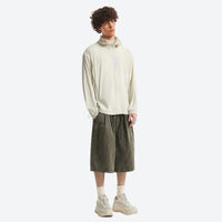 
                  
                    UPF100 featherlight hooded sun jacket - cream white featherlight sun jacket on men, for cycling and commuting
                  
                