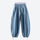 Women's knit cargo hiking pants with relaxed fit - dusty blue knit cargo pants, for camping and outdoor weekends