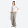 Breathable sun-protection wide-leg trail pants - light gray wide-leg cargo pants with white tee, for hiking and trail walking
