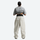 Men's breathable ski jacket with chest zip pockets - white snow pants, for cold-weather winter sports