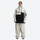 Women's waterproof 2L snow jacket and pants - cream and black colorblock jacket with cream pants