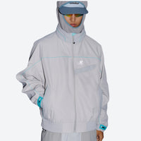 
                  
                    Breathable water-repellent camo softshell set - light gray softshell jacket, for cold-weather outdoor wear
                  
                