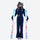 Women's waterproof 3L one-piece snow suit - navy one-piece snow suit, for resort and backcountry days