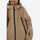 Kids breathable snowboard jacket and bib pants set - tan jacket with black pants, for family resort ski days