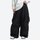 Men's breathable 3-layer ski pants with mesh vents - black cargo snow pants with white top, for resort and backcountry days