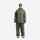 Women's breathable ski jacket set - sage green jacket with sage pants, for resort and street wear