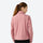 Women's lightweight fleece-lined softshell jacket - pink softshell jacket, for hiking and trail walking