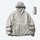 Packable hooded sun jacket for outdoor - cream white sun jacket, for beach and summer trips