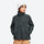 Kids' soft warm fleece jacket with hand pockets - dark gray kids fleece jacket with stand collar and beanie