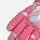 Kids' snow gloves and cord mittens for winter - pink unicorn print kids snow gloves, for winter mountain trips