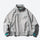 Unisex waterproof softshell jacket and cargo pants - light gray softshell jacket, for resort and street wear