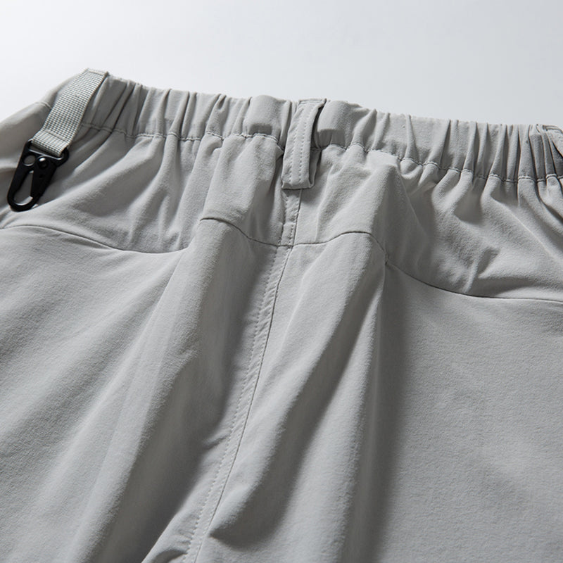 Unisex water-repellent cargo hiking pants - light gray cargo hiking pants, for travel and daily commute
