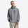 Featherlight sun jacket UPF100 with hood - gray featherlight sun jacket on men, for cycling and commuting