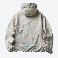 
                  
                    Lightweight water-repellent sun protection jacket - cream white sun jacket, back product view, for hiking and trail walking
                  
                