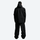 Men's breathable 2-layer snowboard jacket and pants - black jacket with black pants, for skiing and snowboarding
