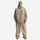 Unisex snowboard jacket and pants set - tan jacket with tan pants, for cold-weather winter sports