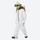 Kids waterproof 2L one-piece snow suit - white kids one-piece snow suit, for kids skiing and snowboarding