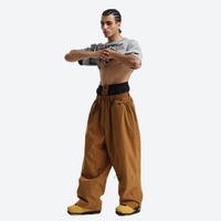 
                  
                    Breathable 3-layer ski pullover with balloon pants - coffee brown snow pants, for powder days and winter commute
                  
                