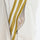 Unisex lightweight outdoor cargo pants - white pants with gold stripes, for outdoor spring and autumn wear