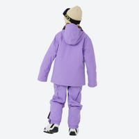 
                  
                    Kids waterproof 2L snow jacket and pants set - lavender kids jacket with lavender pants, for cold-weather winter sports
                  
                