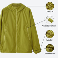 
                  
                    UPF50 coolmax crinkled sun protection jacket - olive coolmax sun jacket, for fishing and water days
                  
                