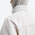 Unisex lightweight softshell outdoor pants - light gray, back hood close-up detail, for cold-weather outdoor wear
