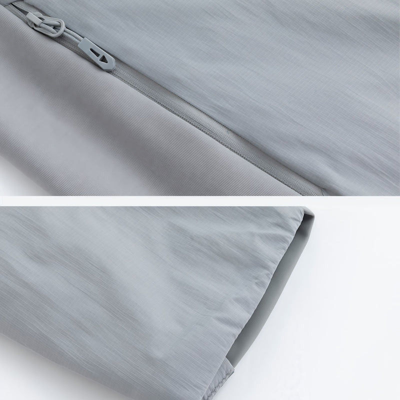Unisex skin-friendly hardshell jacket for all seasons - gray, for cold-weather outdoor wear