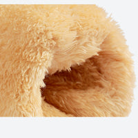 
                  
                    Kids' warm snow gloves with fleece lining - kids snow glove lining, beige fleece lining close-up, for snow sports weekends
                  
                