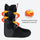 Women's insulated snowboard boots with dial closure - black purple, for cold-weather mountain trips
