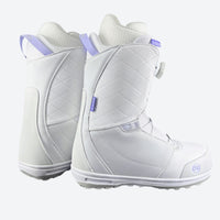 
                  
                    Women's insulated snowboard boots with dial closure - white purple snowboard boots, for winter snow sports
                  
                