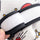 Kids' printed ski gloves with wrist strap - kids snow glove strap, wrist strap close-up, for winter mountain trips