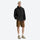 Ultra-light breathable sun protection pullover - black featherlight sun jacket on men, for cycling and commuting