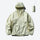 Packable hooded sun jacket for outdoor - cream yellow sun jacket, for beach and summer trips