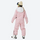 Kids breathable 2-layer jumpsuit ski suit - pink kids one-piece snow suit, for kids skiing and snowboarding