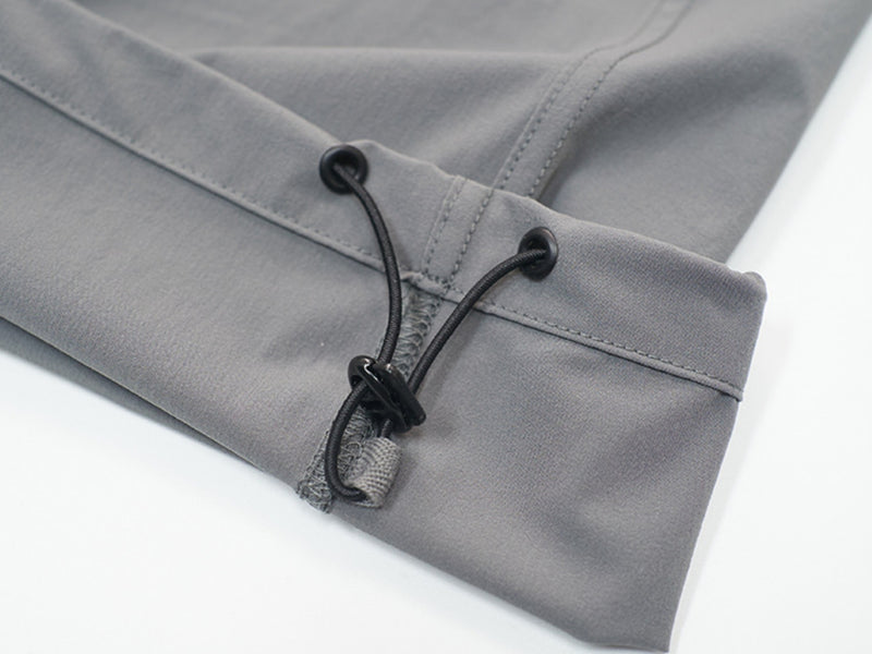 Breathable sun-protection wide-leg trail pants - gray wide-leg cargo pants, for travel and daily commute
