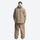Men's waterproof 2L snow jacket and pants - tan jacket with tan pants, on-model back view, for cold-weather winter sports