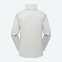 
                  
                    Men's lightweight stretch softshell jacket - light gray softshell jacket, for spring and autumn layers
                  
                