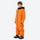 Kids breathable 2-layer jumpsuit ski suit - orange kids one-piece snow suit, for cold-weather winter sports
