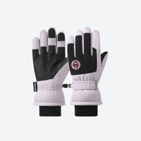
                  
                    Blizzard full finger snow gloves all day warmth - snow gloves pair, lavender white pair view, for resort ski days
                  
                