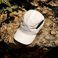 
                  
                    38g trail running cap with sweat absorption - white featherlight running cap on rock, for cycling and commuting
                  
                