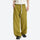 Lightweight quick-dry outdoor wear with tear-resistant fabric - olive wide-leg pants with white tee, lower-body front view