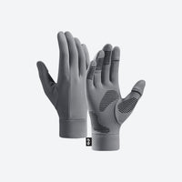 
                  
                    Steam antibacterial glove liner thin and snug - gray antibacterial glove liner, pair front view, for travel and city walks
                  
                