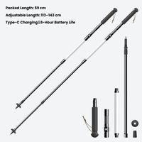 
                  
                    Night hiking pole with type-c flashlight - 2-in-1 trekking pole with flashlight, for trekking and mountaineering
                  
                