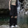 Women's breathable convertible pants with zip legs - black zip-off hiking pants with olive top