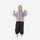 Youth 3-layer ski suit with bib pants - lavender jacket with black pants, for youth snow play and sledding