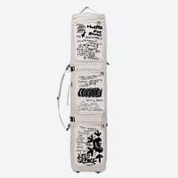 
                  
                    2-in-1 wheeled snowboard bag with shoulder carry - white graffiti print wheeled snowboard bag, for winter gear transport
                  
                